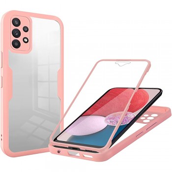 Techsuit - ColorVerse 360 Series + ochrana obrazovky - Samsung Galaxy A13 4G - růžová