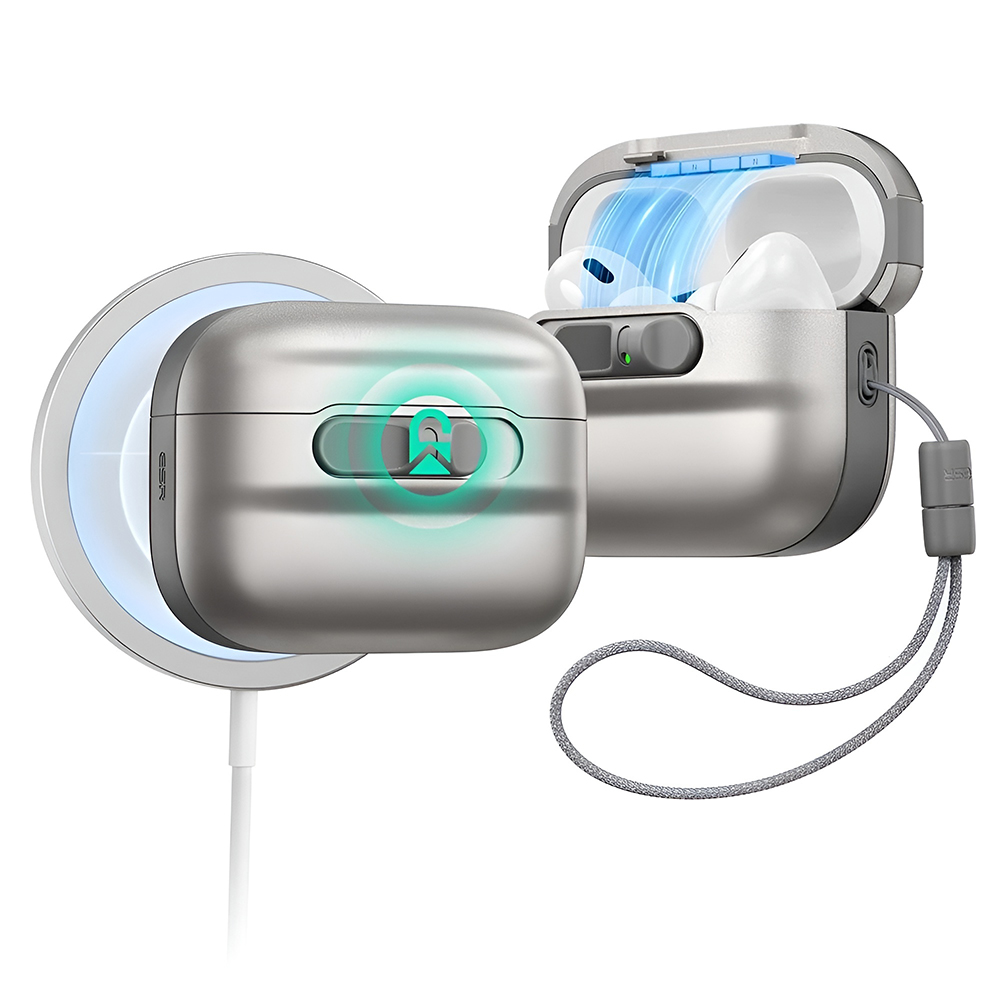 Levně ESR - Pulse Magnetic FlickLock - Apple AirPods Pro 3 - titan