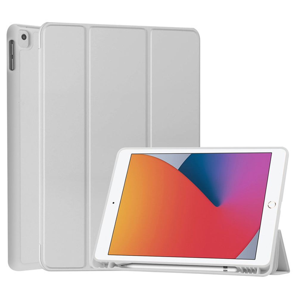 Levně Techsuit - Flex Trifold (s držákem na tužku) - Xiaomi Redmi Pad 2 Pro - šedá