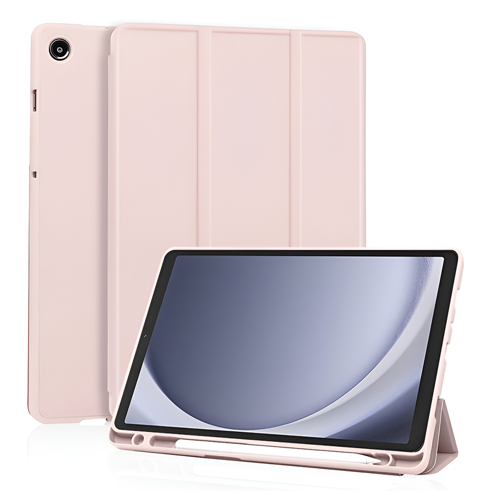 Levně Techsuit - Flex Trifold (s držákem na tužku) - Samsung Galaxy Tab A11 / A9 - růžový