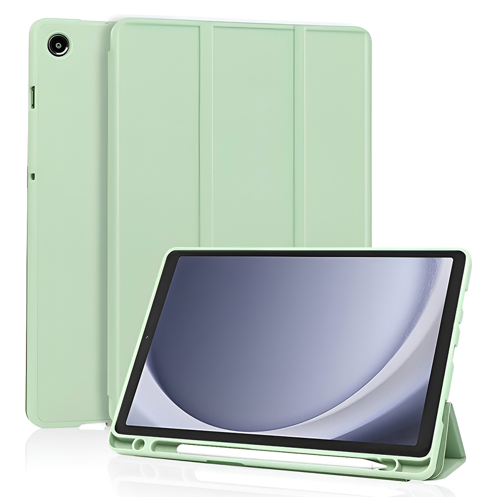 Levně Techsuit - Flex Trifold (s držákem na tužku) - Samsung Galaxy Tab A11 / A9 - Matcha Green