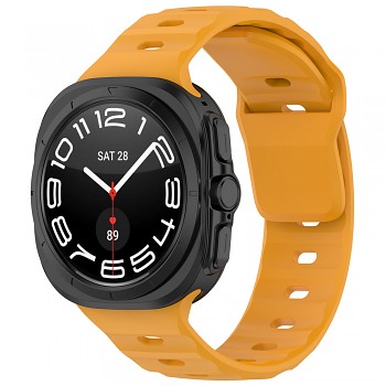 Techsuit - řemínek k hodinkám (W055) - Samsung Galaxy Watch Ultra 47mm / Watch Ultra 2 - oranžový