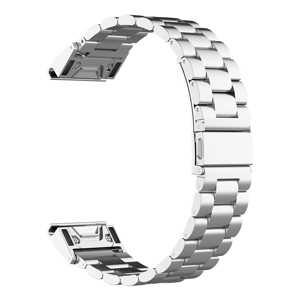 Levně Techsuit - řemínek QuickFit 22mm (W010) - Garmin Fenix 5/5 Plus 6/6 Pro/7/Forerunner 945/955/970/Approach S60/S62 - stříbrný
