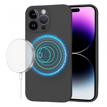 Techsuit - SoftFlex MagSafe - iPhone 14 Pro Max - černá