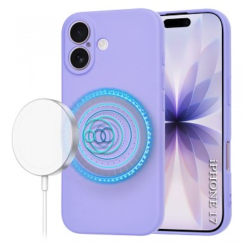 Techsuit - SoftFlex MagSafe - iPhone 17 - světle fialová