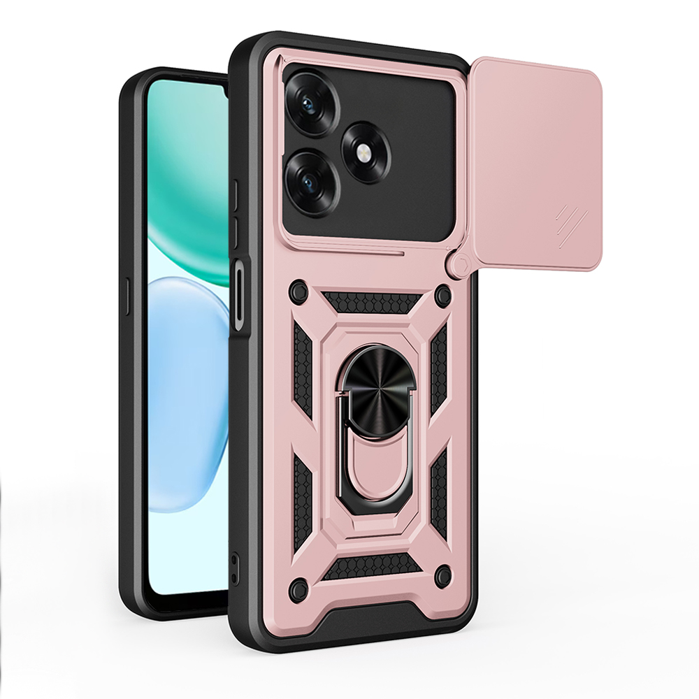 Levně Techsuit – řada CamShield – Honor X5c Plus – růžové zlato