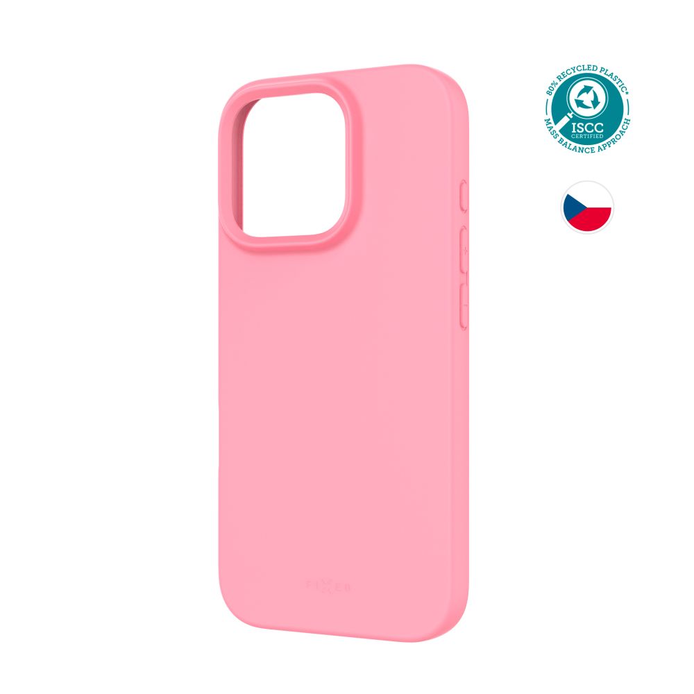 Levně TPU gelový kryt FIXED ReStory pro Apple iPhone 16 Pro, růžový