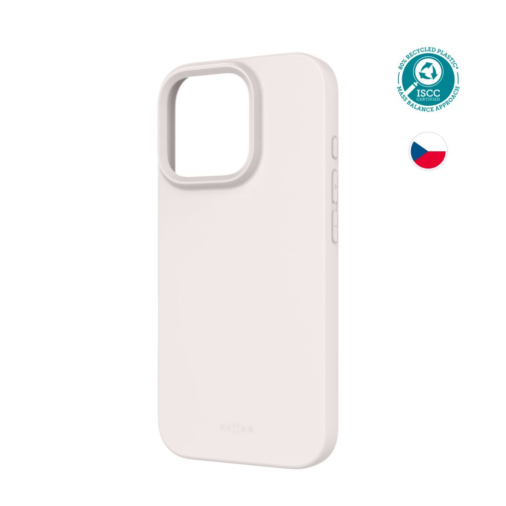 TPU gelový kryt FIXED ReStory pro Apple iPhone 16 Pro, šedý