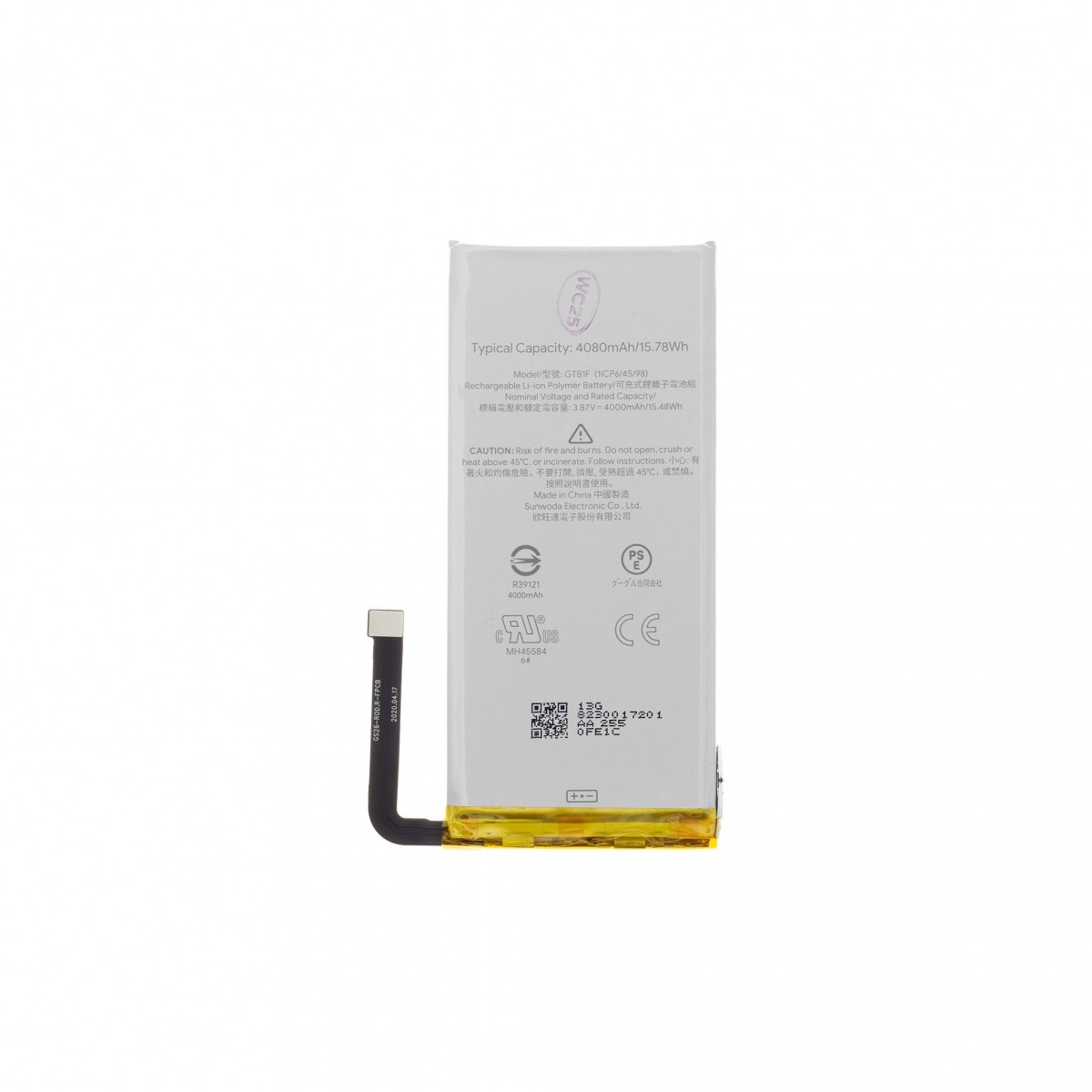 Levně Baterie GTB1F Google Pixel 5 4080mAh Li-Pol (Service Pack)