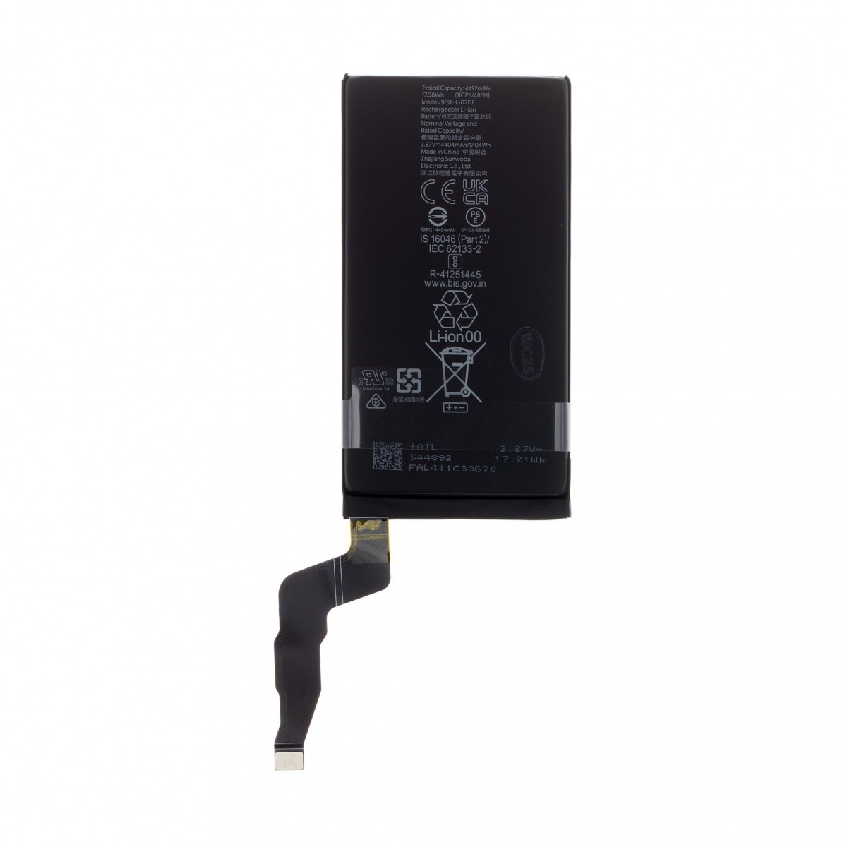 Levně Baterie G07DF Google Pixel 8a 4492mAh Li-Pol (Service Pack)