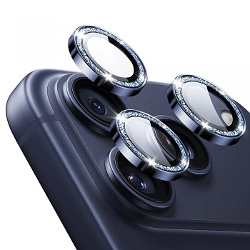 ESR – chrániče objektivu fotoaparátu Armorite – iPhone 14 Pro/Pro Max/15 Pro/Pro Max/16 Pro/Pro Max/17 Pro/Pro Max – modrý třpyt
