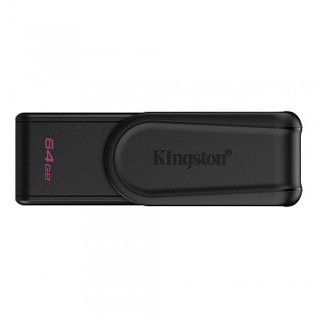 Kingston – paměťová jednotka DataTraveler Exodia S (DTXS/64GB) – USB 3.2 Gen 1, 64GB, Windows, macOS, Linux, Chrome OS – černá