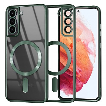 Techsuit - Luxury Crystal MagSafe - Samsung Galaxy S21 5G - Deep Green