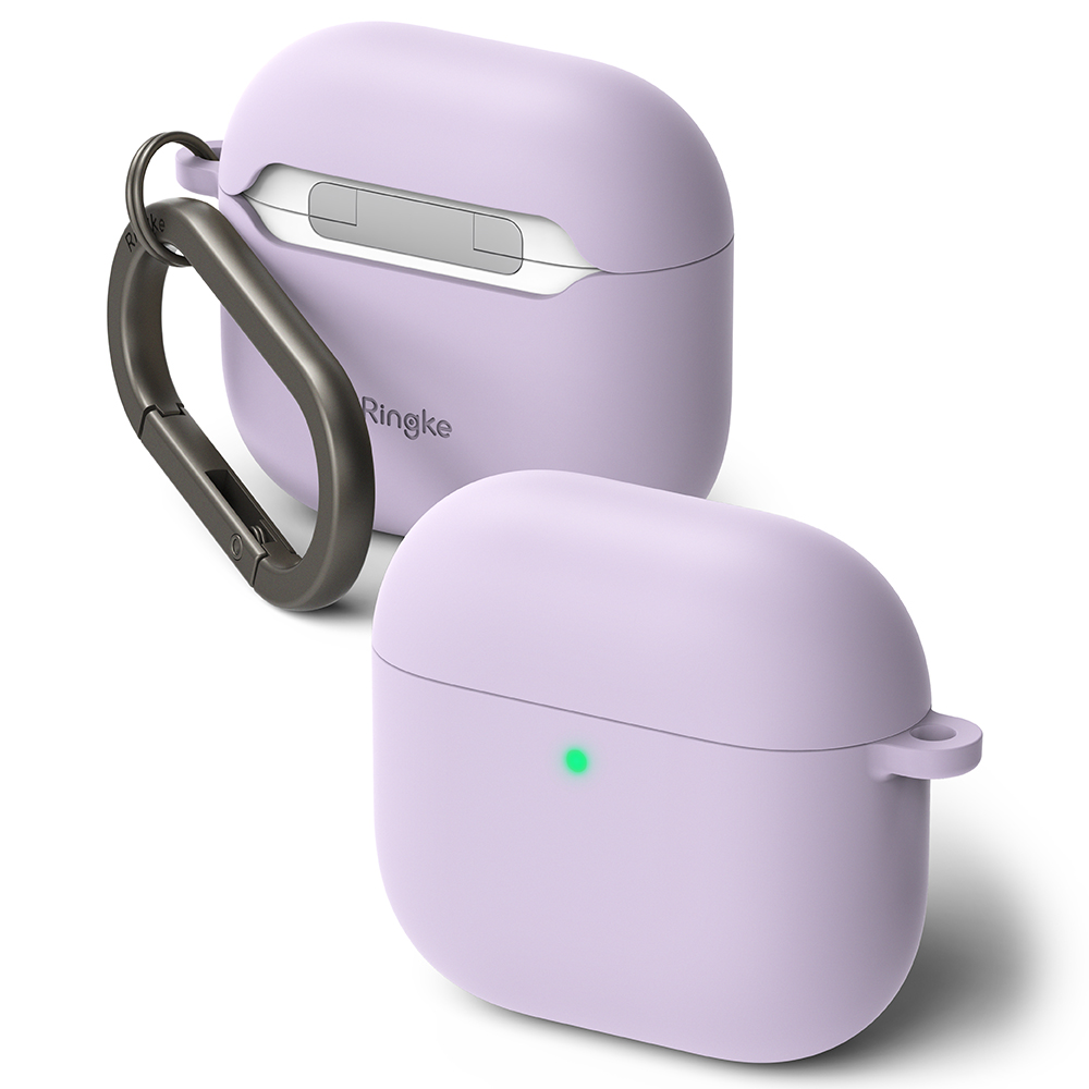 Levně Ringke - silikonové pouzdro - Apple AirPods 4 - světle fialové