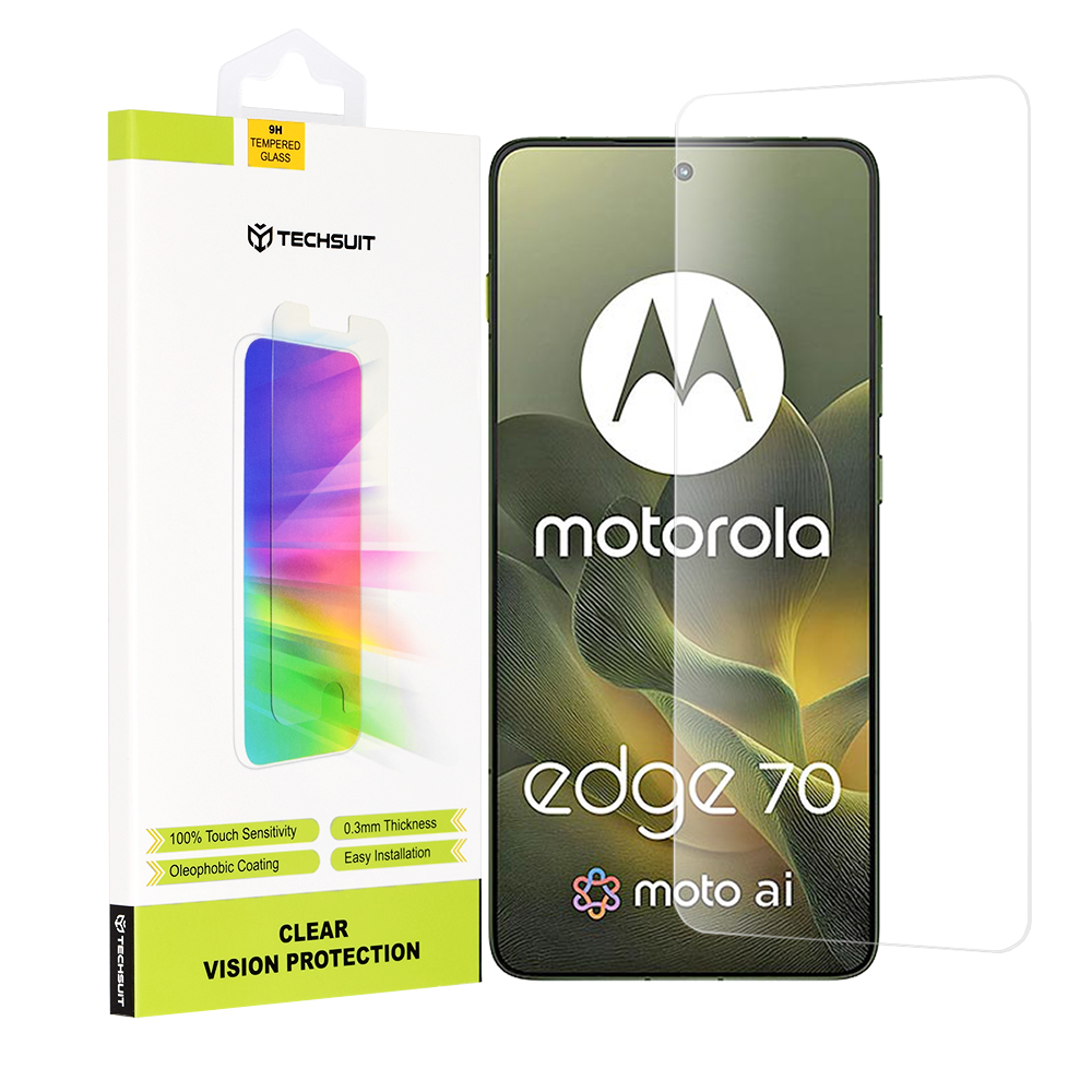 Levně Techsuit – sklo Clear Vision – Motorola Edge 70 – průhledné