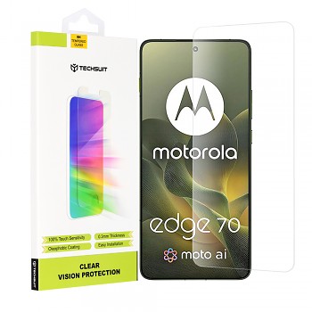 Techsuit – sklo Clear Vision – Motorola Edge 70 – průhledné