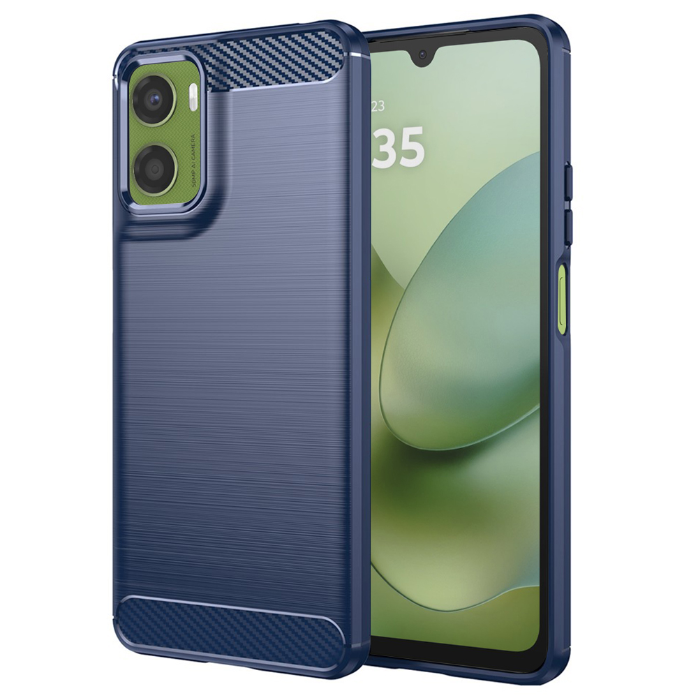 Levně Techsuit - karbon silikon - Motorola Moto G06 / Moto G06 Power - modrá