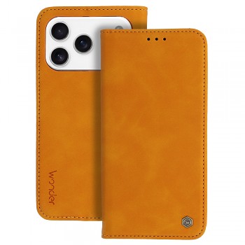 Knížkové pouzdro Wonder Smart pro iPhone 17 Pro cosmic orange
