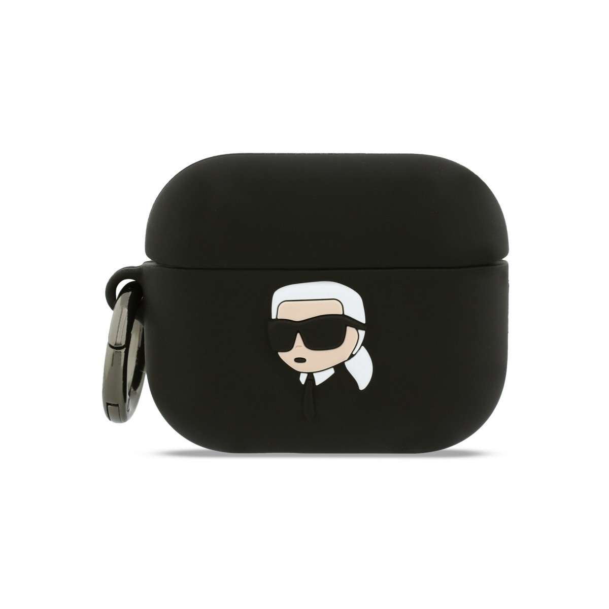 Silikonové pouzdro Karl Lagerfeld 3D Logo NFT Karl Head pro AirPods Pro 3 Black