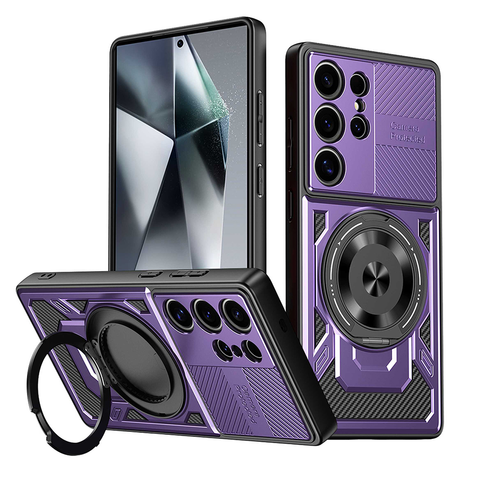 Levně Techsuit - RuggedCam - Honor Magic8 Lite - fialová