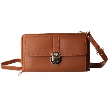 Kabelka na mobil GCW06 hnědá