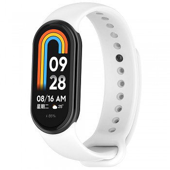 Techsuit - řemínek k hodinkám (W014) - Xiaomi Mi Band 8 / 8 NFC / 9 / 9 NFC / 10 - bílý