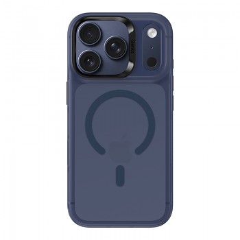 Magnetické ochranné pouzdro Lucid Armor (C070) pro iPhone 17 Pro Max s tlačítkem pro ovládání fotoaparátu Benks modré