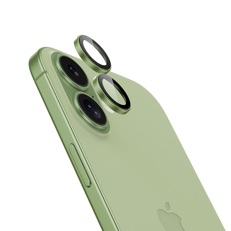 Levně Ochranné tvrzené sklo na čočku fotoaparátu pro iPhone 17 Benks Glass Warrior zelené