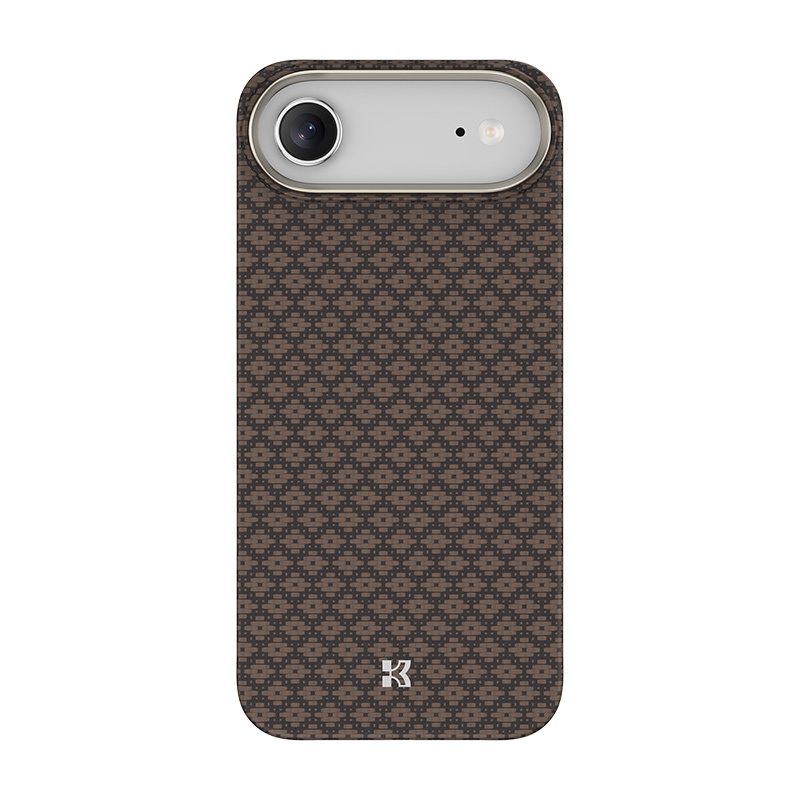 Levně Zadní kryt Benks Magnetic Armor Air Grid Kevlar 600D (A068) s kovovým rámem pro iPhone Air zlatý