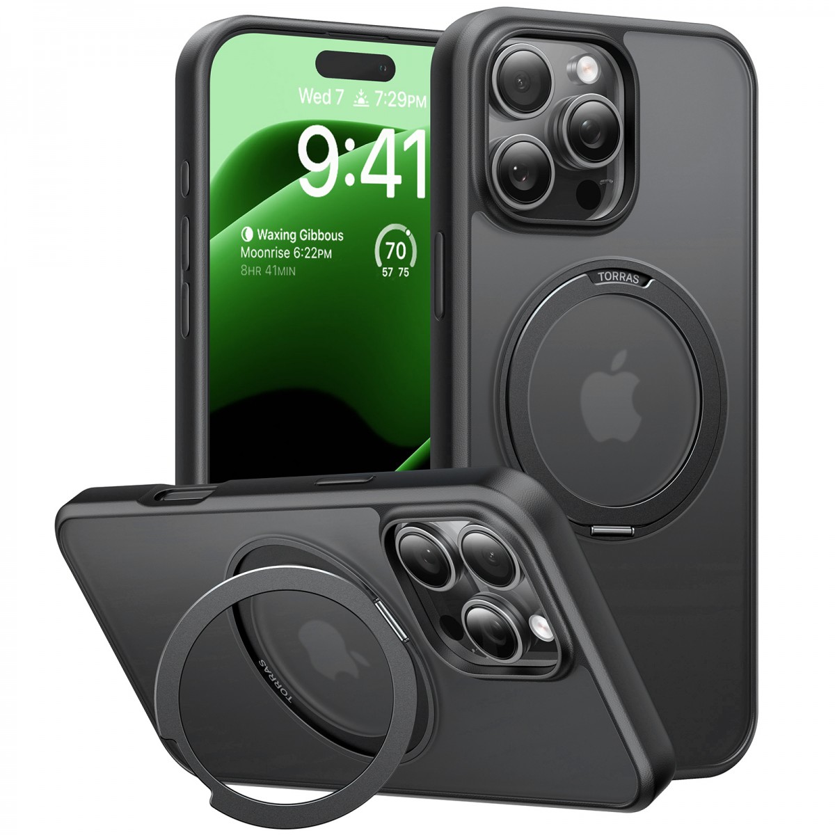 Levně Torras – Ostand Pro MagSafe Series – iPhone 16 Pro Max – černá