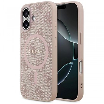 Guess – 4G Ring Classic Logo MagSafe (GUHMP17SG4GFRP) – iPhone 17 – růžová