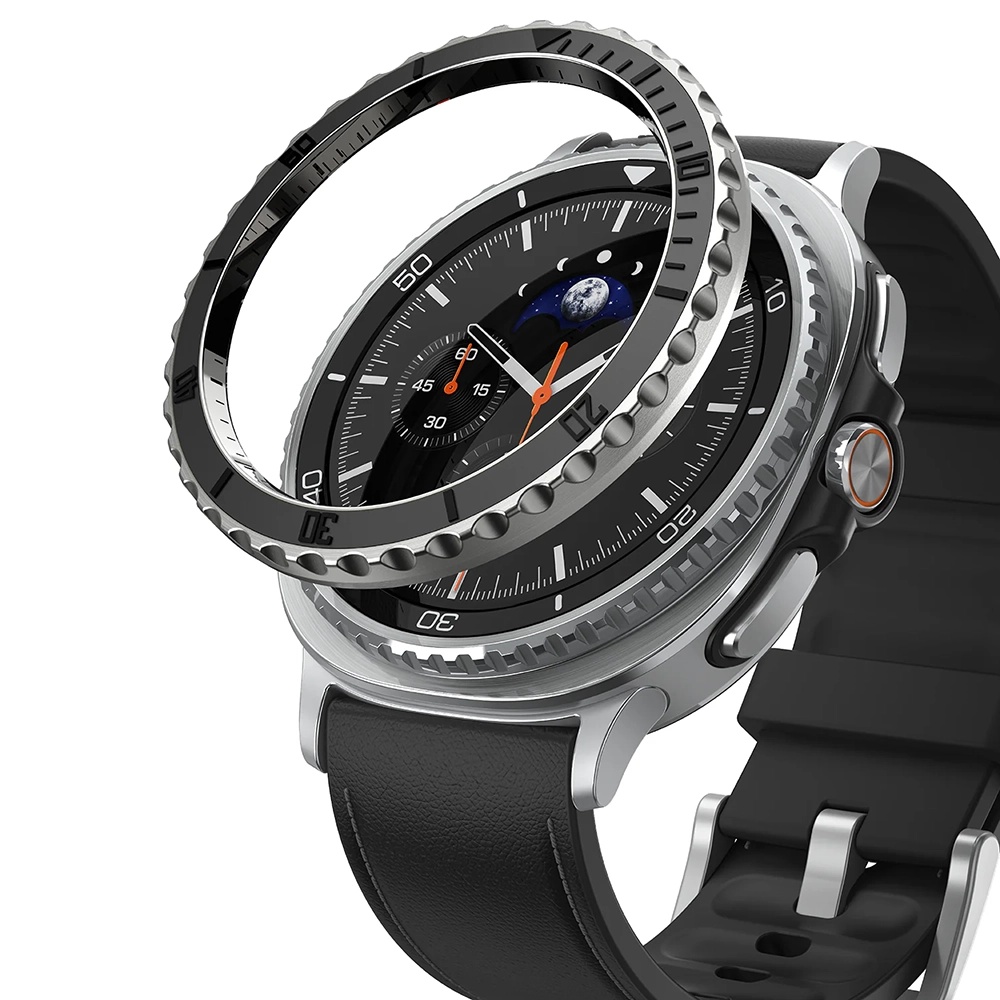 Ringke - prémiový styling lunety - Samsung Galaxy Watch8 Classic - černá (GW8C-46-96)