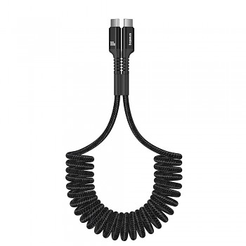 Datový kabel Fish-Eye (P10320203111-00) – USB-C na USB-C, rychlé nabíjení, 100W, rozšiřitelný design, 1m – Cluster Black