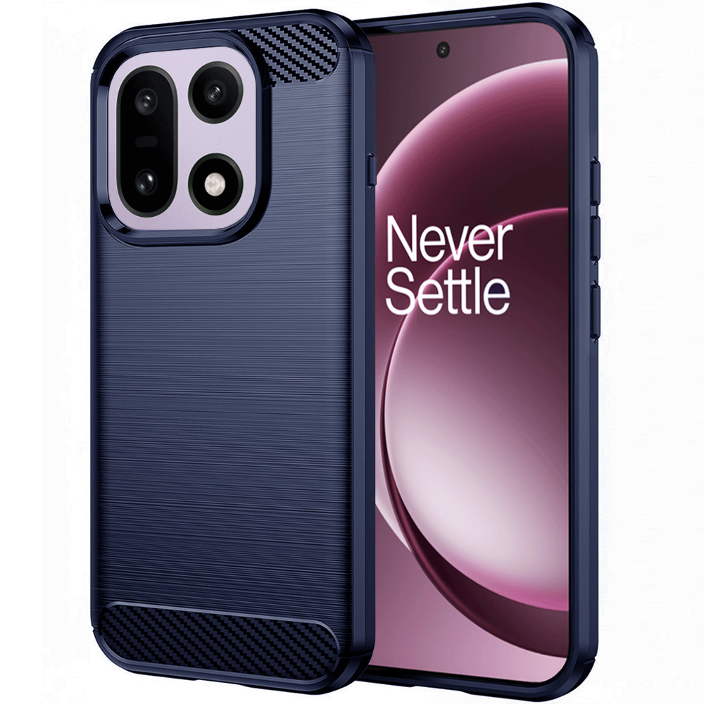 Levně Techsuit – karbonový silikon – OnePlus 15 – modrý