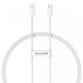 Baseus - datový kabel (P10365200211-00) - Type-C na Type-C, 30W, 1m - Moon White