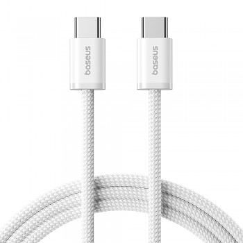Baseus – datový kabel Dynamic 4 Series (P10381400211-01) – Type-C, rychlonabíjení, 100W, 480Mbps, chytrý čip, 2m – bílý