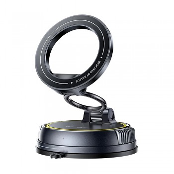 Baseus - držák do auta PrimeTrip VC2 Flex (C0013803) - magnetický, na palubní desku/čelní sklo, skládací, nastavitelný, s vakuovým zámkem - černý