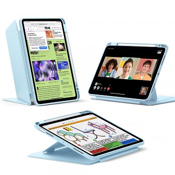 ESR - Flip Hybrid (s držákem na tužku) - iPad Air 4 (2020) / Air 5 (2022) / Air 11 (2024) / Air 11 (2025) - Sky Blue