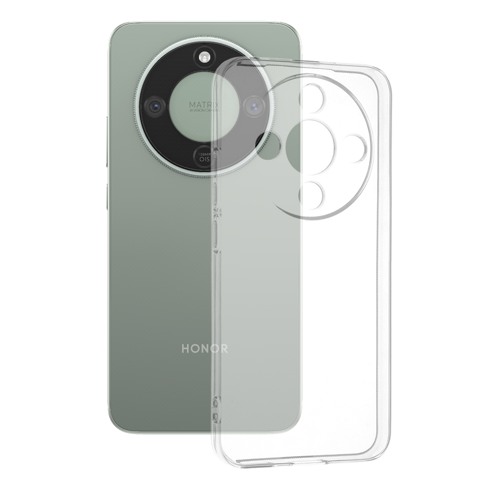 Levně Techsuit - čirý silikon - Honor Magic8 Lite - průhledný