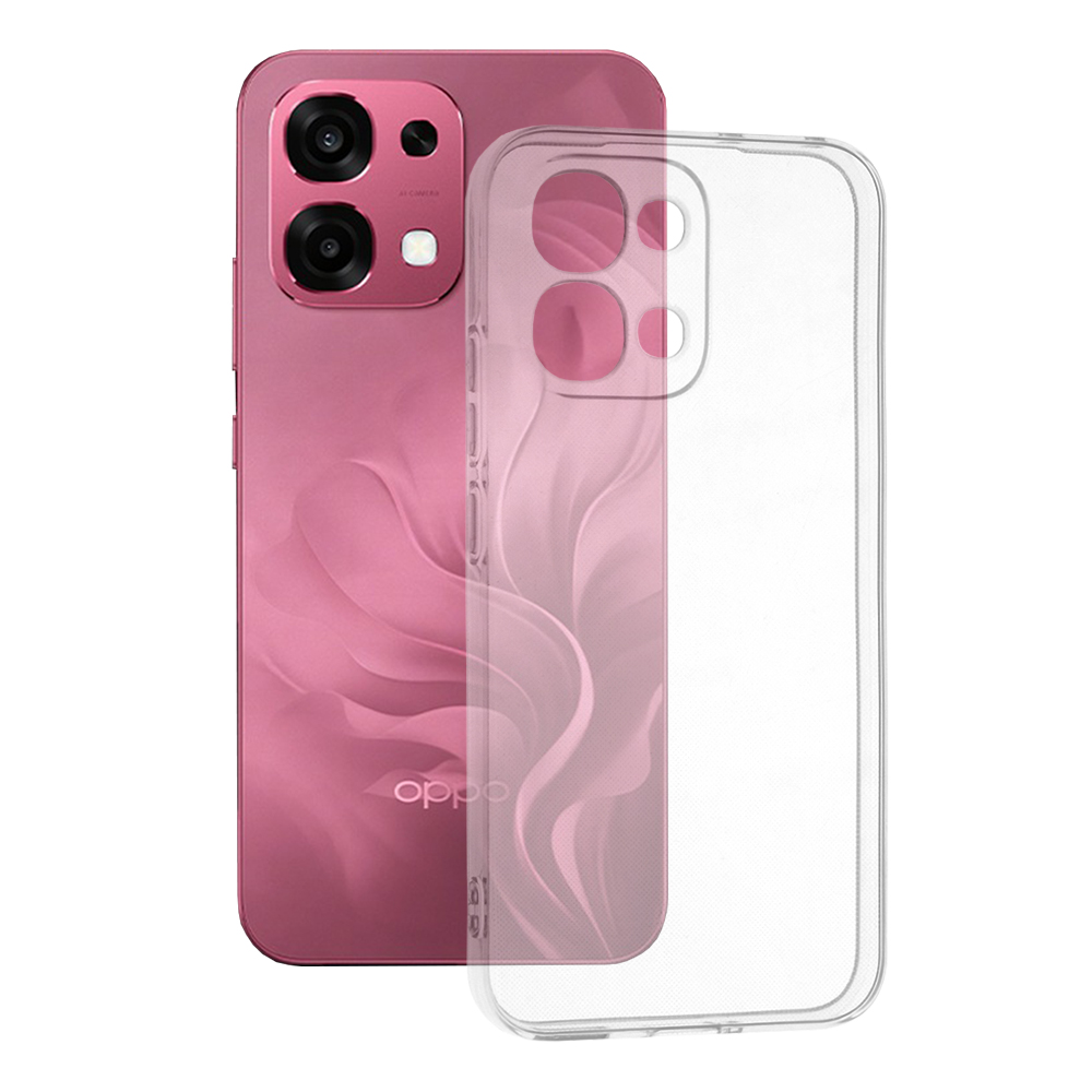 Levně Techsuit – průhledný silikon – Oppo A6 Pro 4G / A6 Pro 5G – transparentní