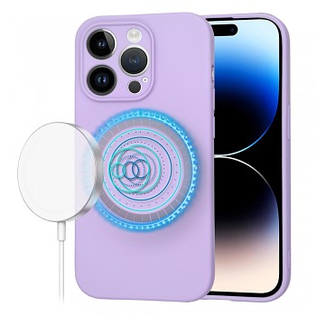 Techsuit - SoftFlex MagSafe - iPhone 14 Pro - světle fialová