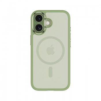 Kryt Benks Magnetic Mist Metal Frame (C067) pro iPhone 17 green (tlačítko ovládání fotoaparátu)