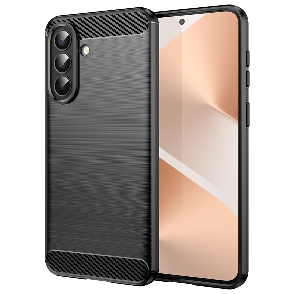 Levně Techsuit - karbonový silikon - Samsung Galaxy A57 5G - černý