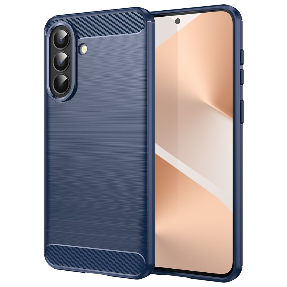 Levně Techsuit - karbonový silikon - Samsung Galaxy A57 5G - modrý