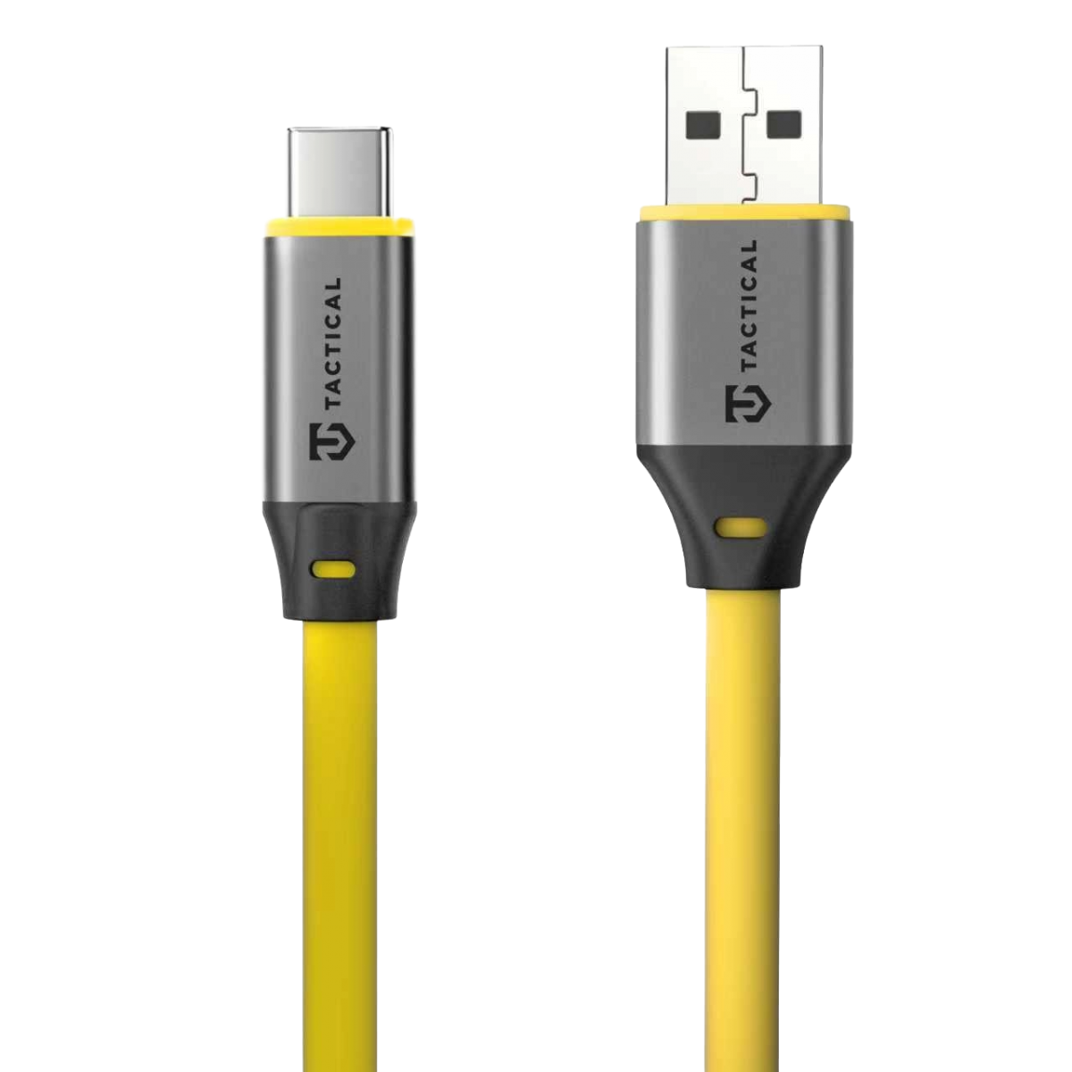 Levně Datový kabel Tactical Fat Man 2.0 USB-A/USB-C 1m Yellow
