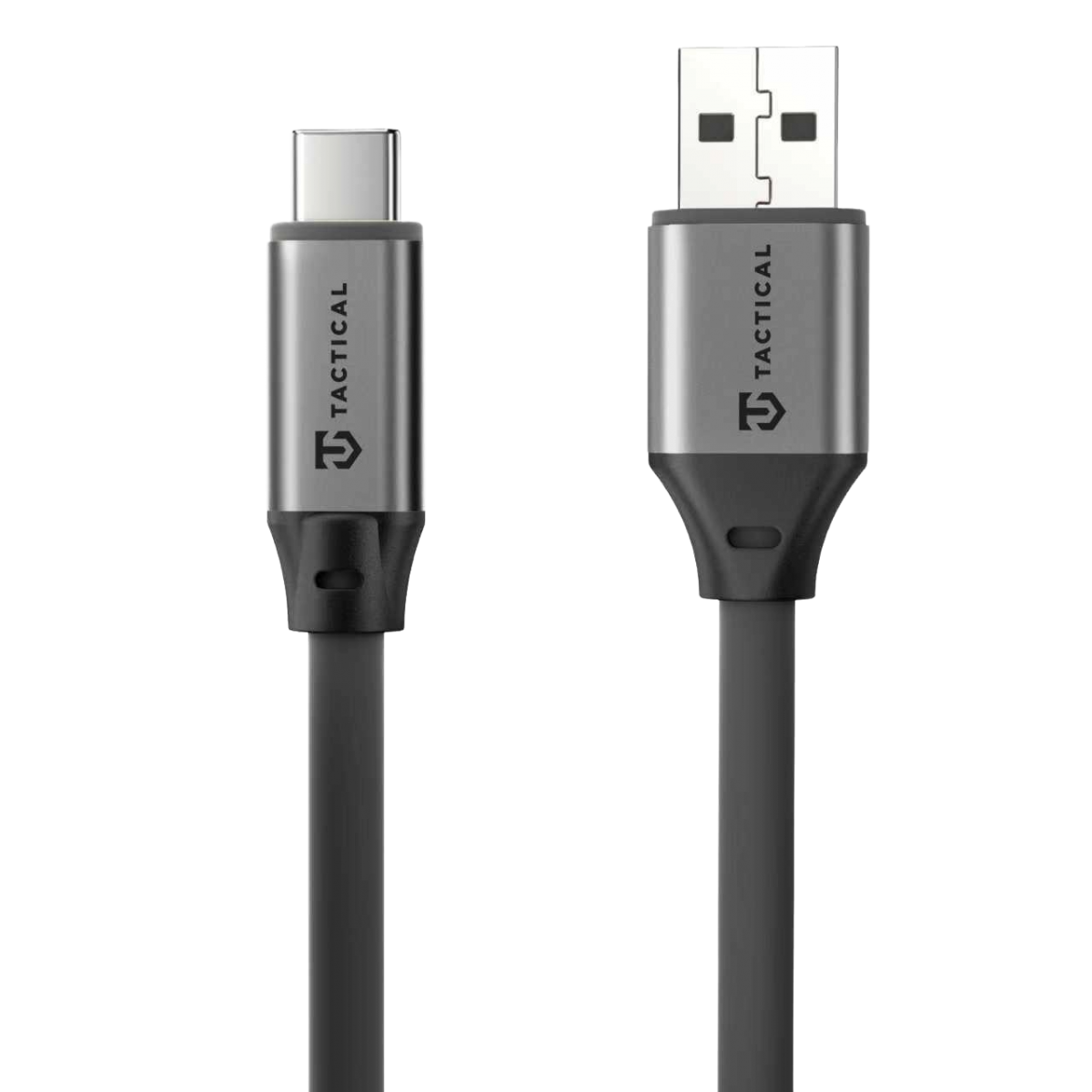 Levně Datový kabel Tactical Fat Man 2.0 USB-A/USB-C 1m Grey
