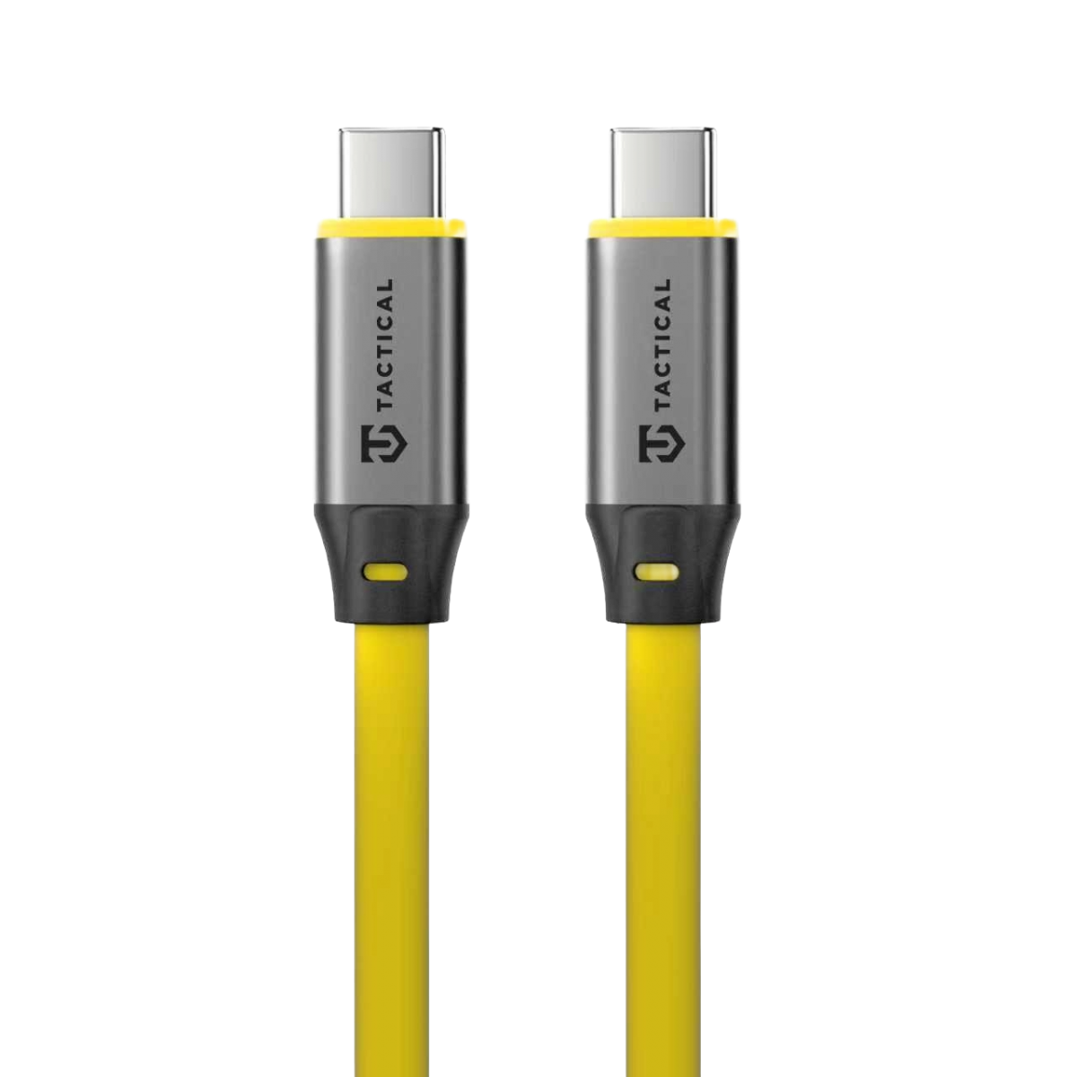 Levně Datový kabel Tactical Fat Man 2.0 USB-C/USB-C 1m Yellow