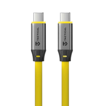 Datový kabel Tactical Fat Man 2.0 USB-C/USB-C 1m Yellow