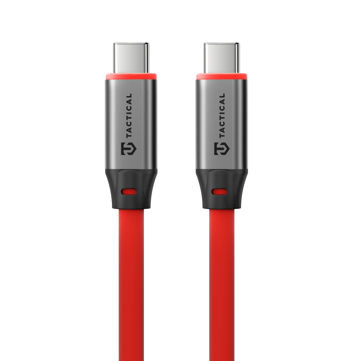 Levně Datový kabel Tactical Fat Man 2.0 USB-C/USB-C 1m Red