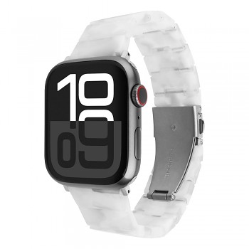 Resinový řemínek FIXED Resin Strap pro Apple Watch 38/40/41mm, Cloud White